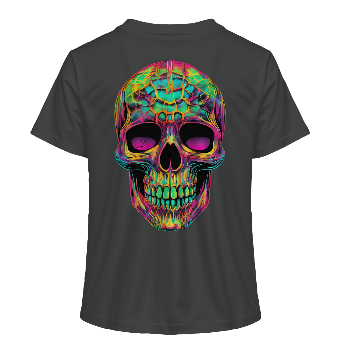 Psychedelic Skull - Ladies Organic Shirt