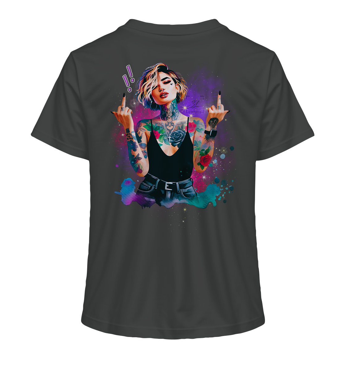 Rebel Rose - Ladies Organic Shirt