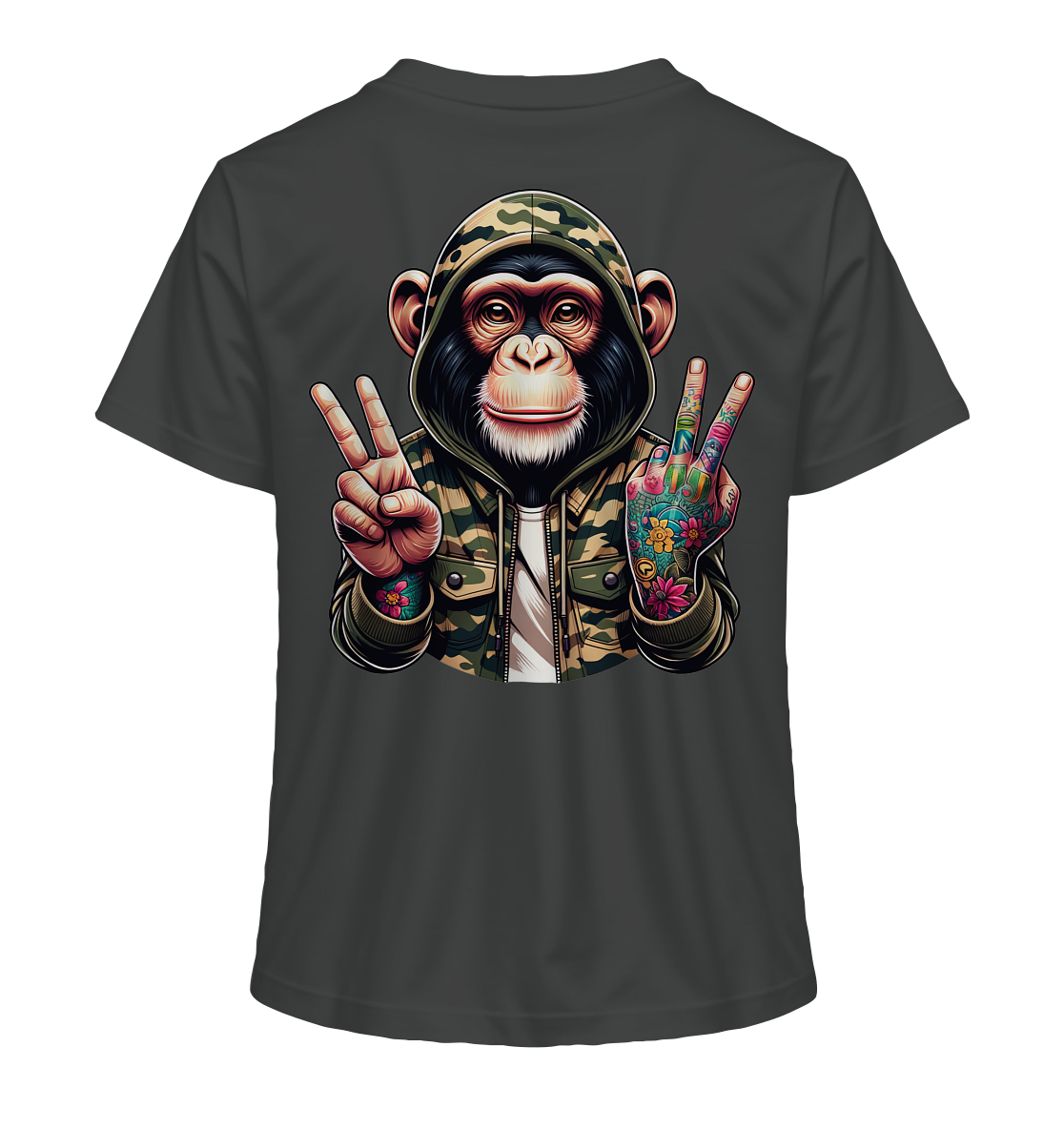 Jungle Ink Monkey - Ladies Organic Shirt