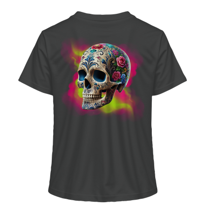 Floral Skull - Ladies Organic Shirt