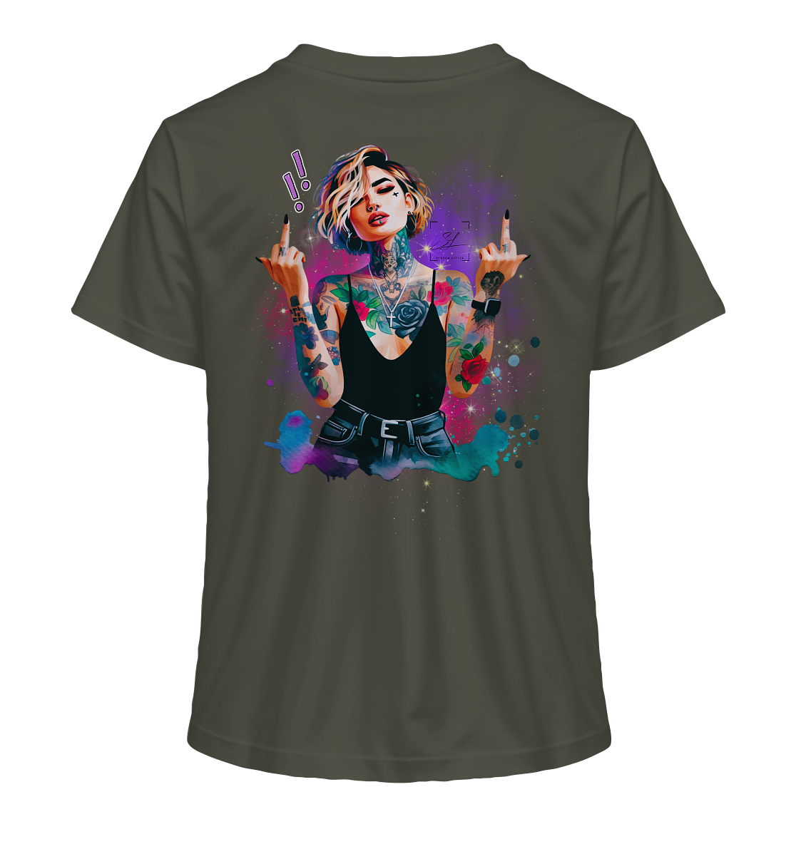 Rebel Rose - Ladies Organic Shirt