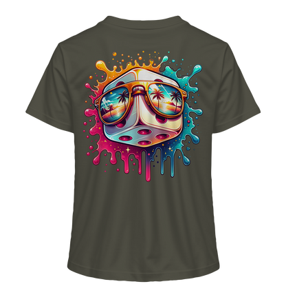 Sunset Vibes Dice - Ladies Organic Shirt