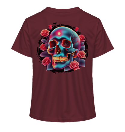 Glow Skull Design - Ladies Organic Shirt