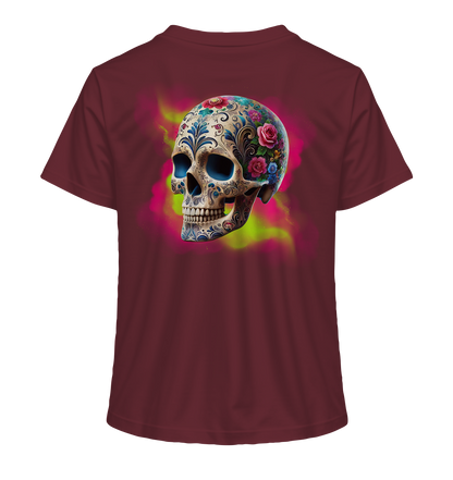 Floral Skull - Ladies Organic Shirt
