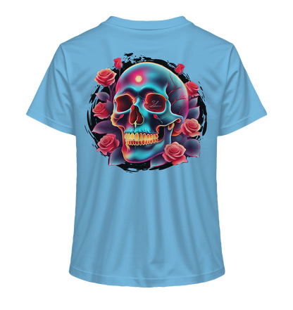 Glow Skull Design - Ladies Organic Shirt