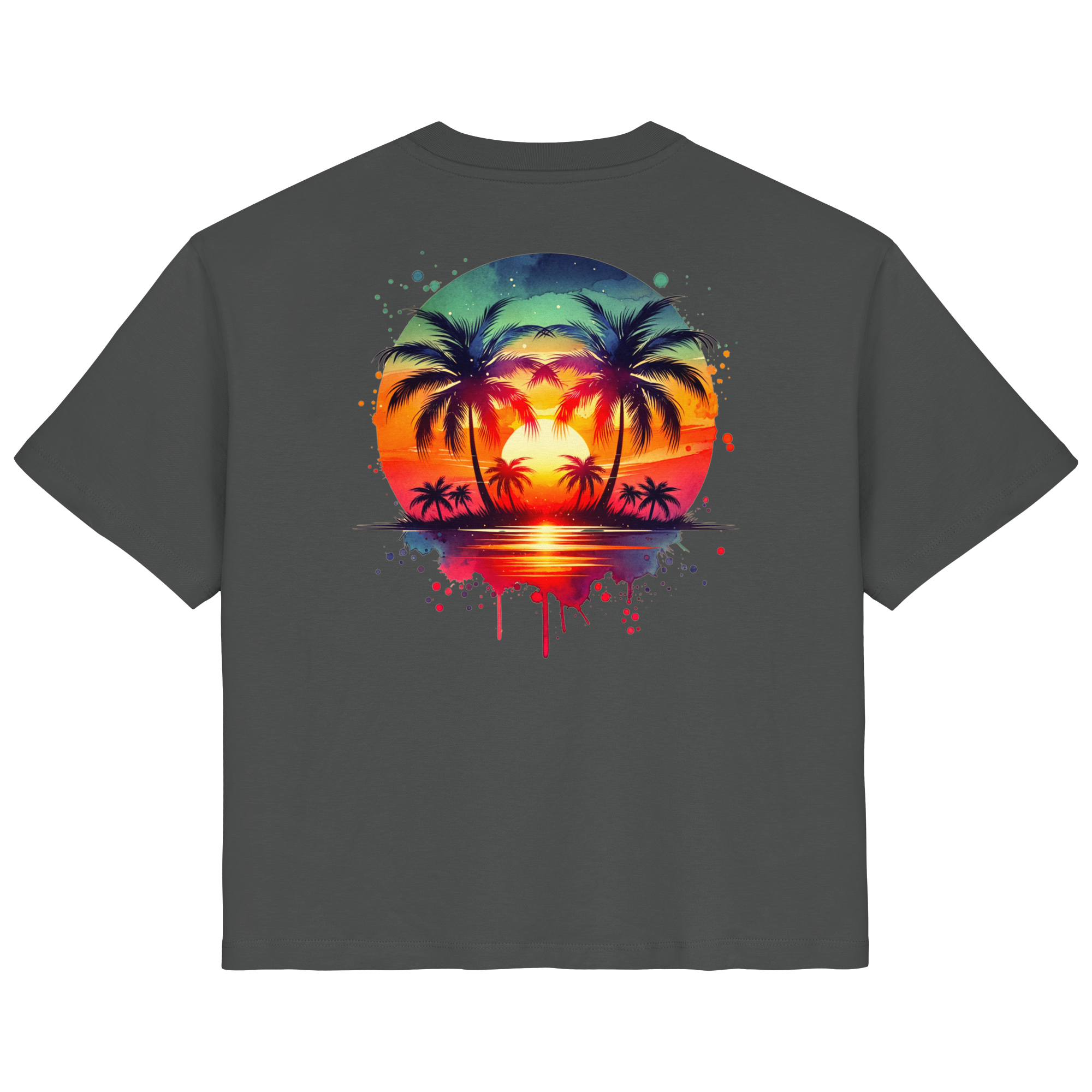Tropical Sunset - Ladies Organic Shirt