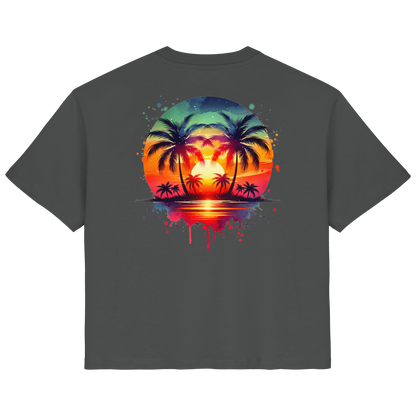 Tropical Sunset - Ladies Organic Shirt