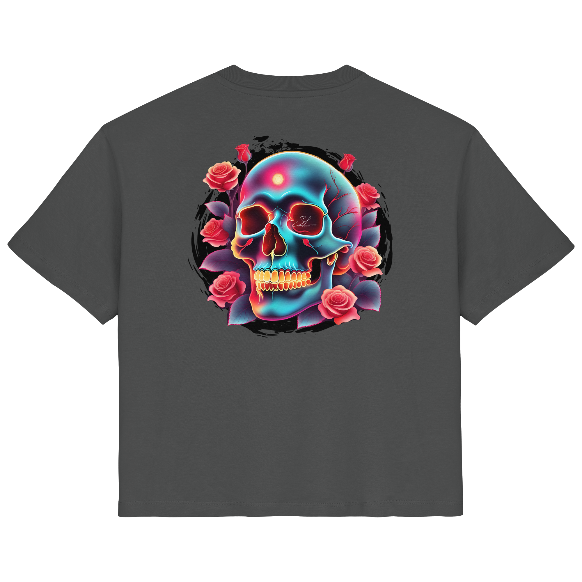 Glow Skull - T-shirt bio pour femme