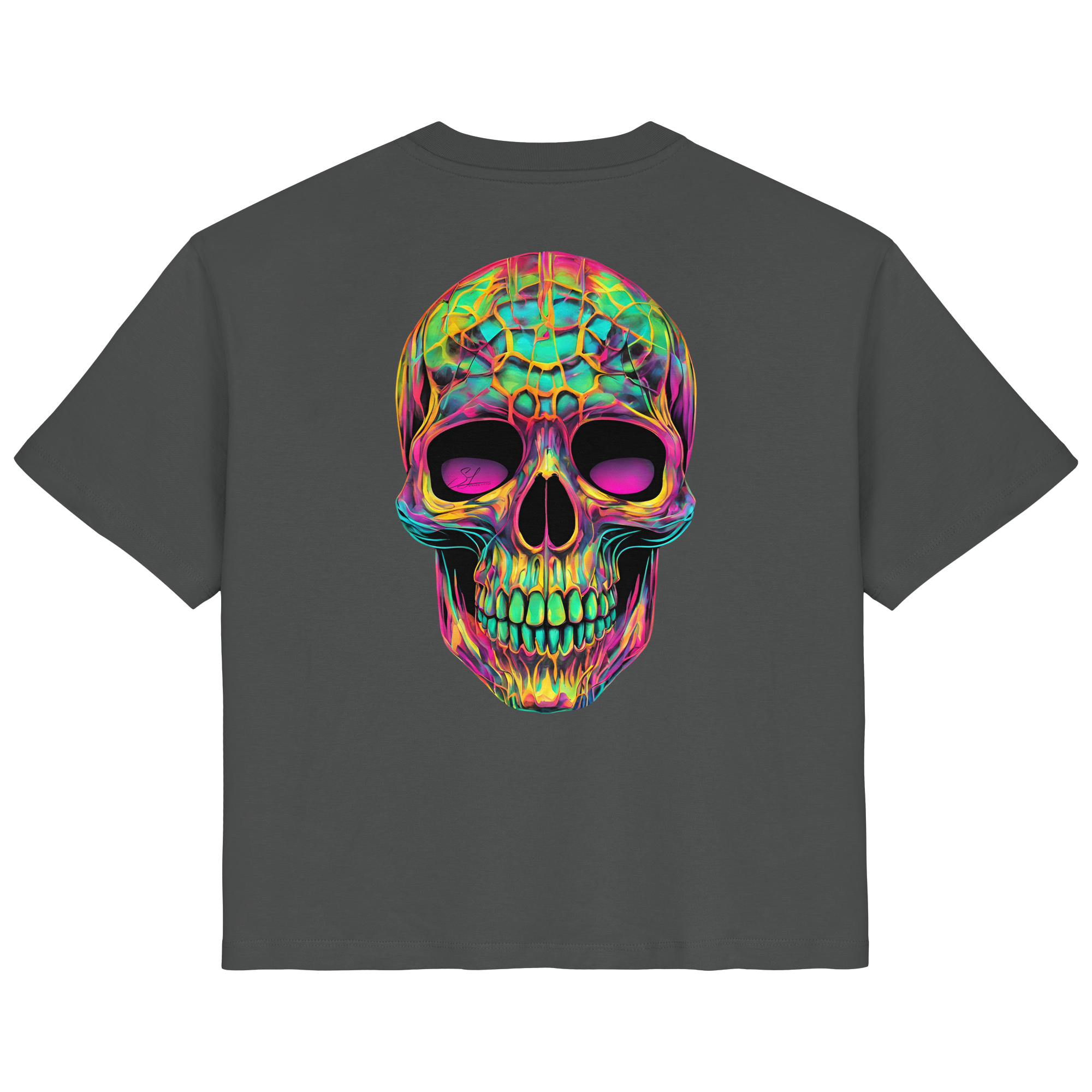 Psychedelic Skull - Ladies Organic Shirt