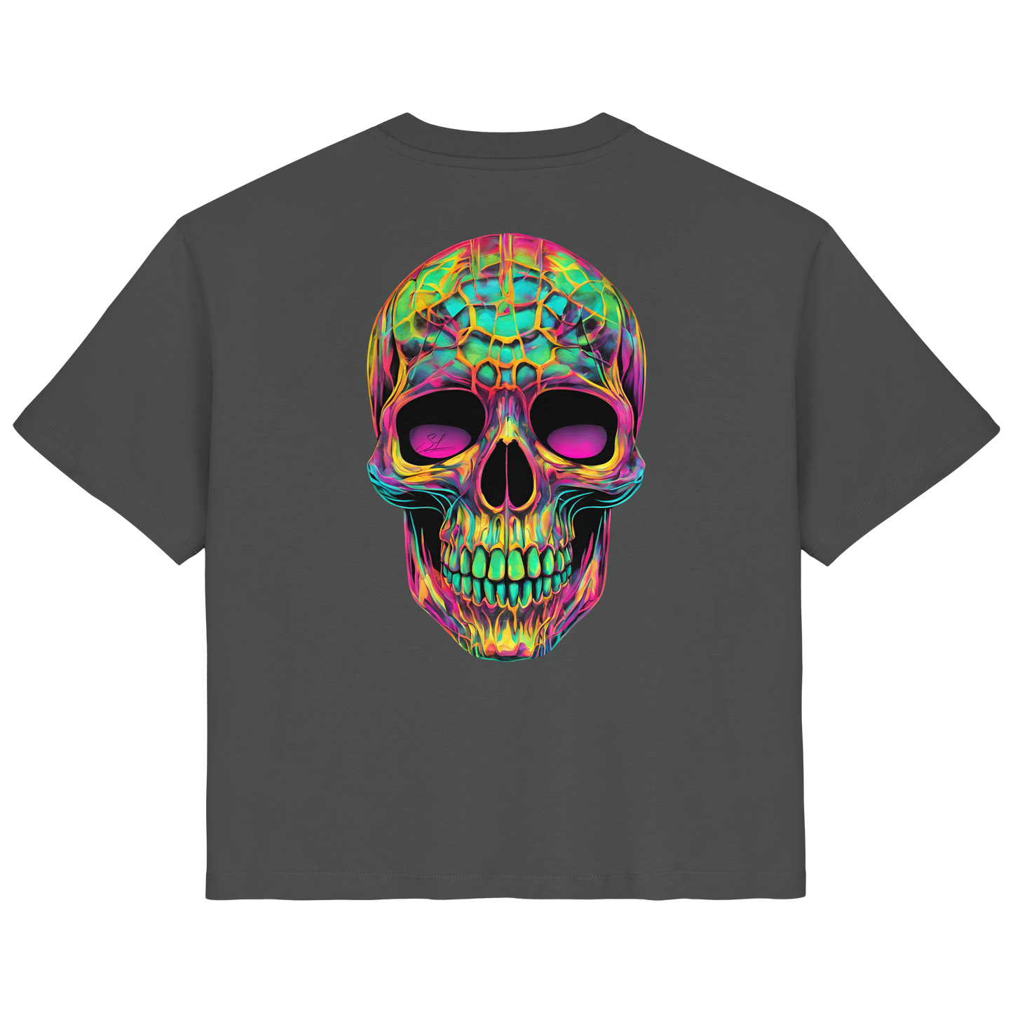 Psychedelic Skull - Ladies Organic Shirt