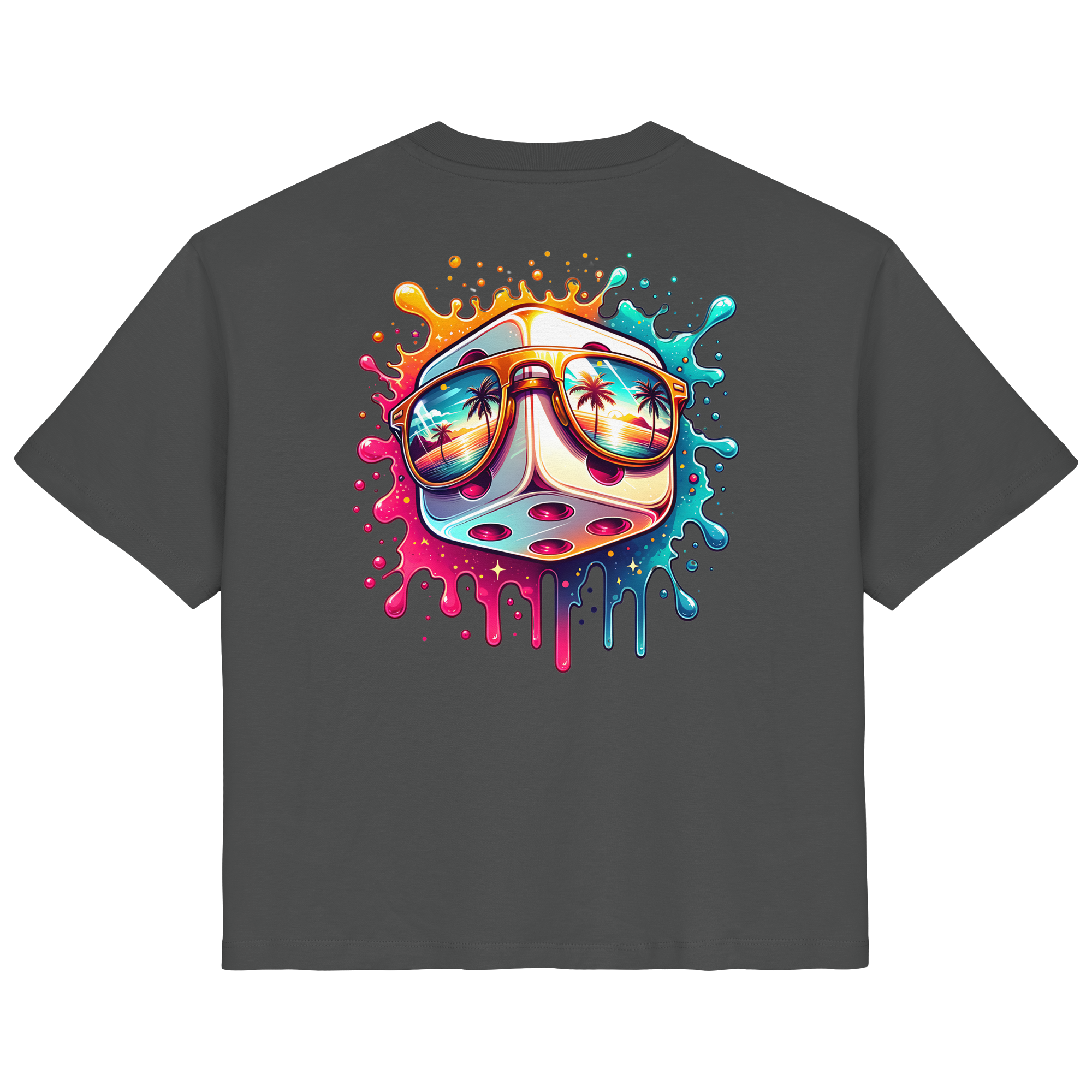 Sunset Vibes Dice - Ladies Organic Shirt