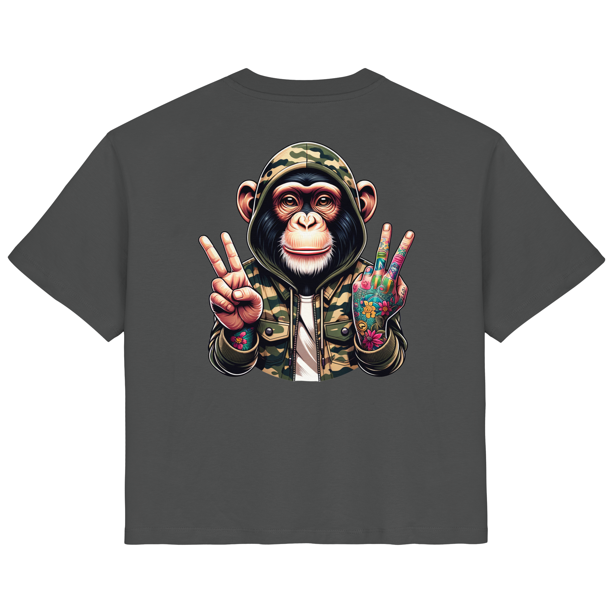 Jungle Ink Monkey - Ladies Organic Shirt