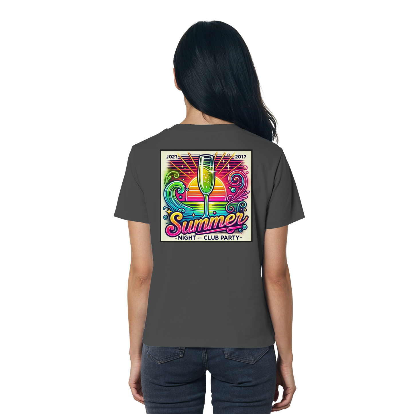 Summer Party Vibes - Ladies Organic Shirt