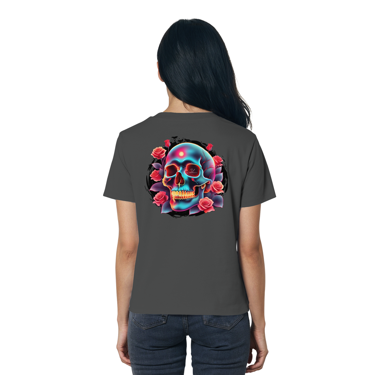 Glow Skull - Ladies Organic Shirt