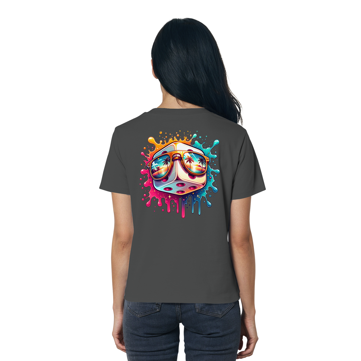 Sunset Vibes Dice - Ladies Organic Shirt