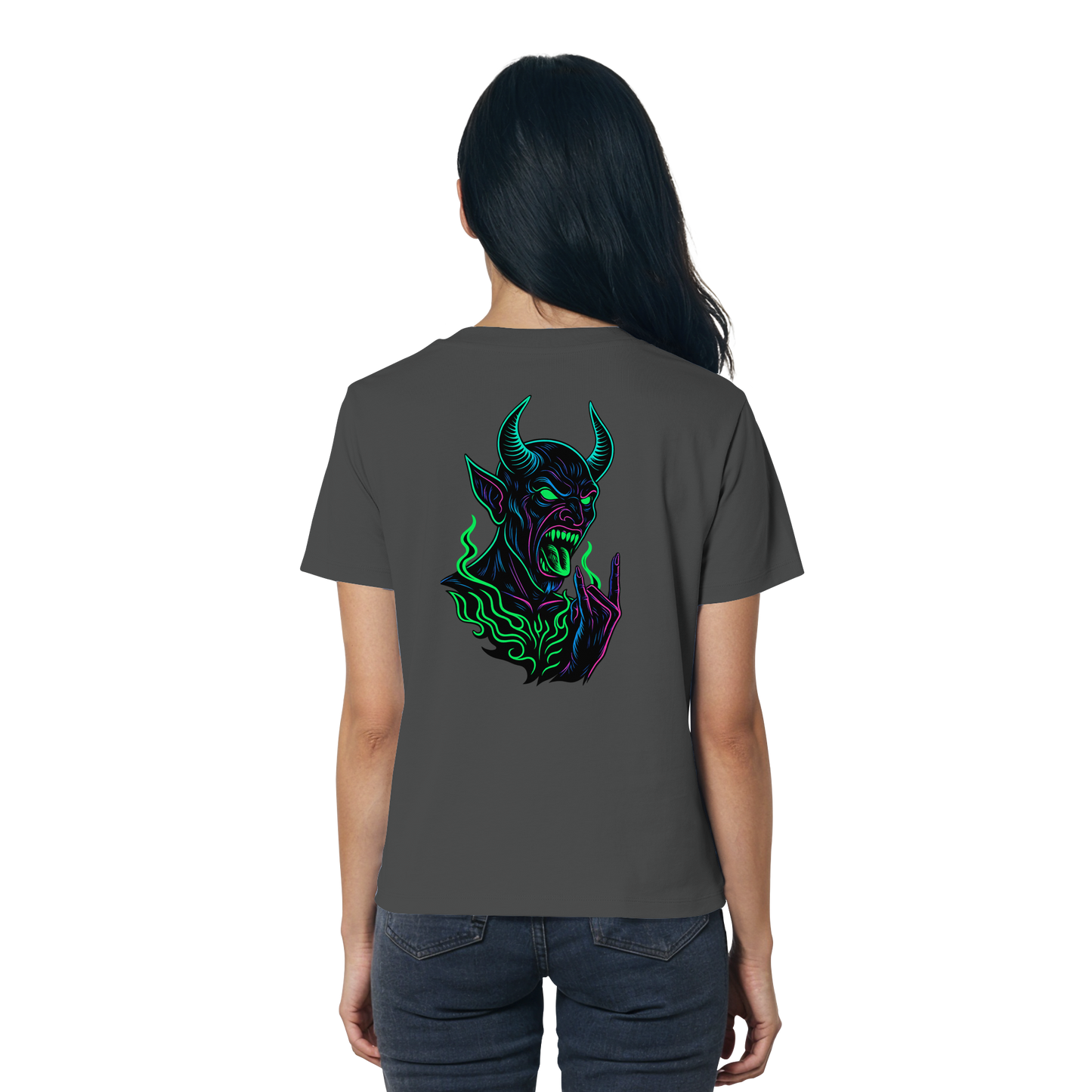 Neon Hellfire - Ladies Organic Shirt