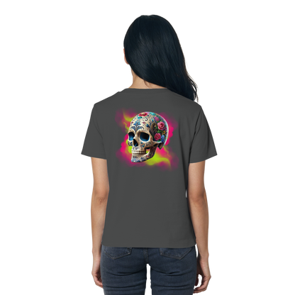 Floral Skull - Ladies Organic Shirt