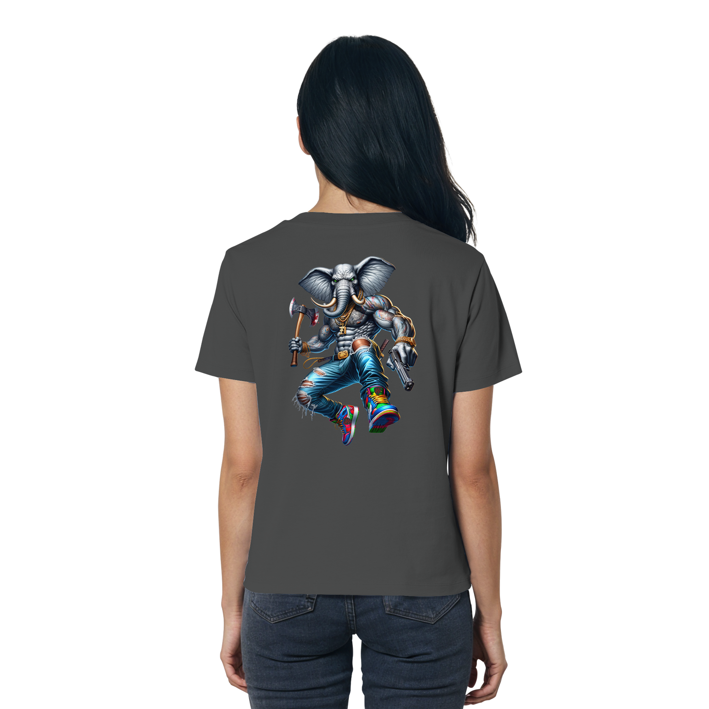 Elephant Warrior - Ladies Organic Shirt