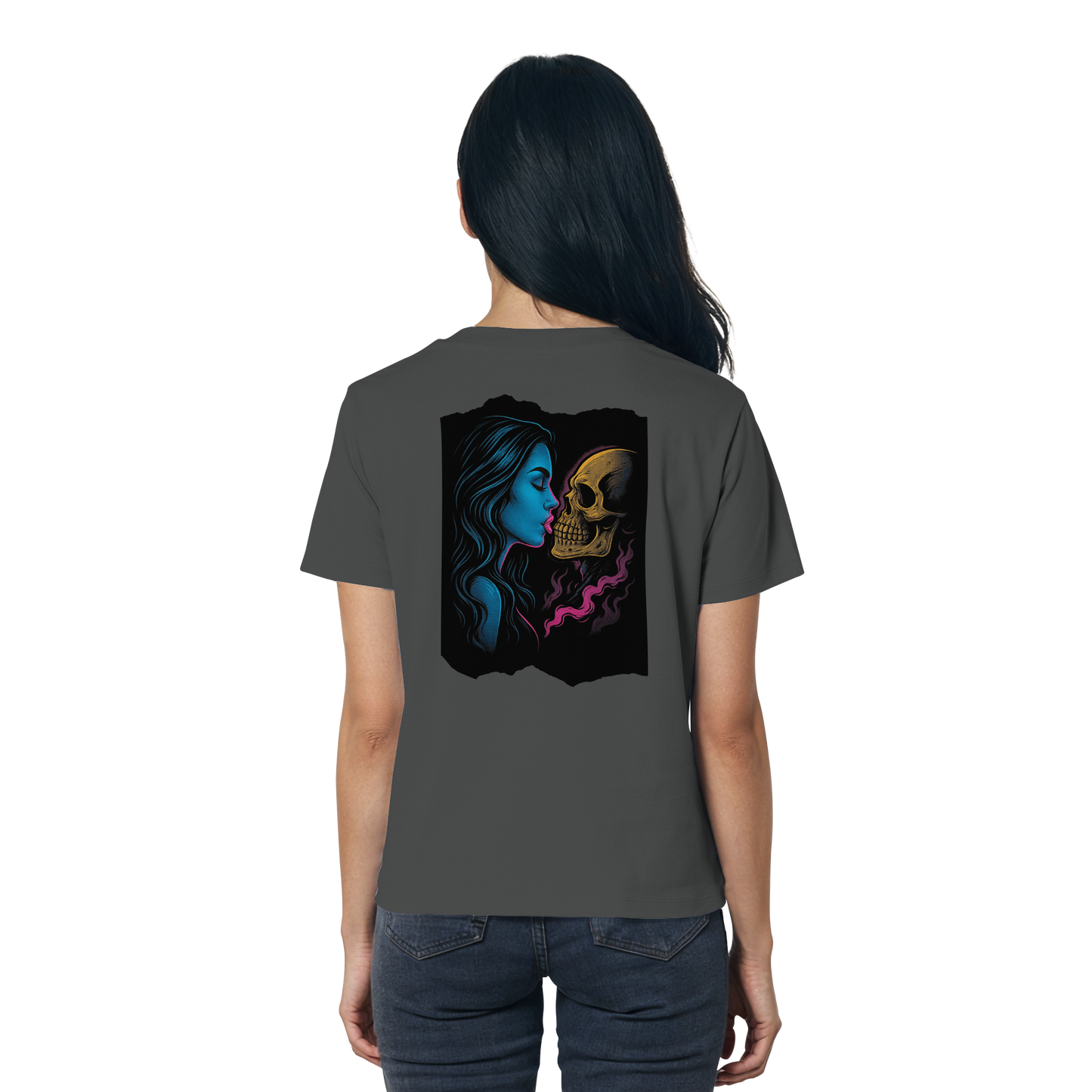 Kissing Skull - Ladies Organic Shirt