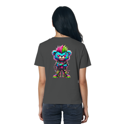 Punk Neon Teddy - Ladies Organic Shirt