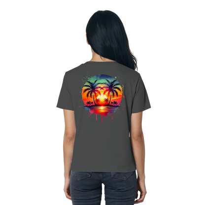 Tropical Sunset - Ladies Organic Shirt