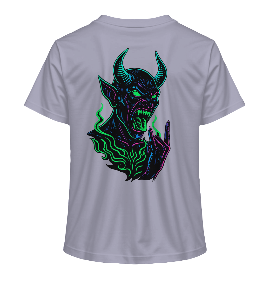 Neon Hellfire - Ladies Organic Shirt