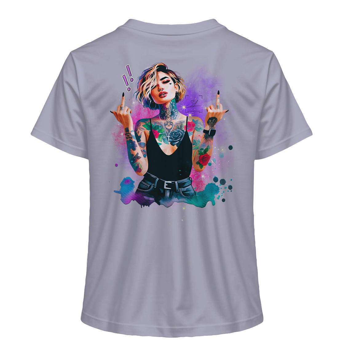 Rebel Rose - Ladies Organic Shirt