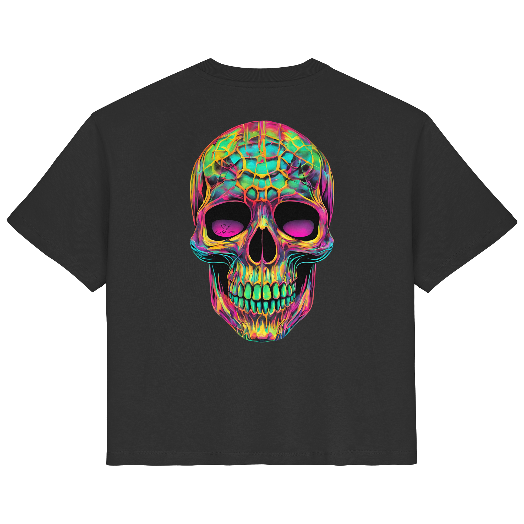 Psychedelic Skull - Ladies Organic Shirt