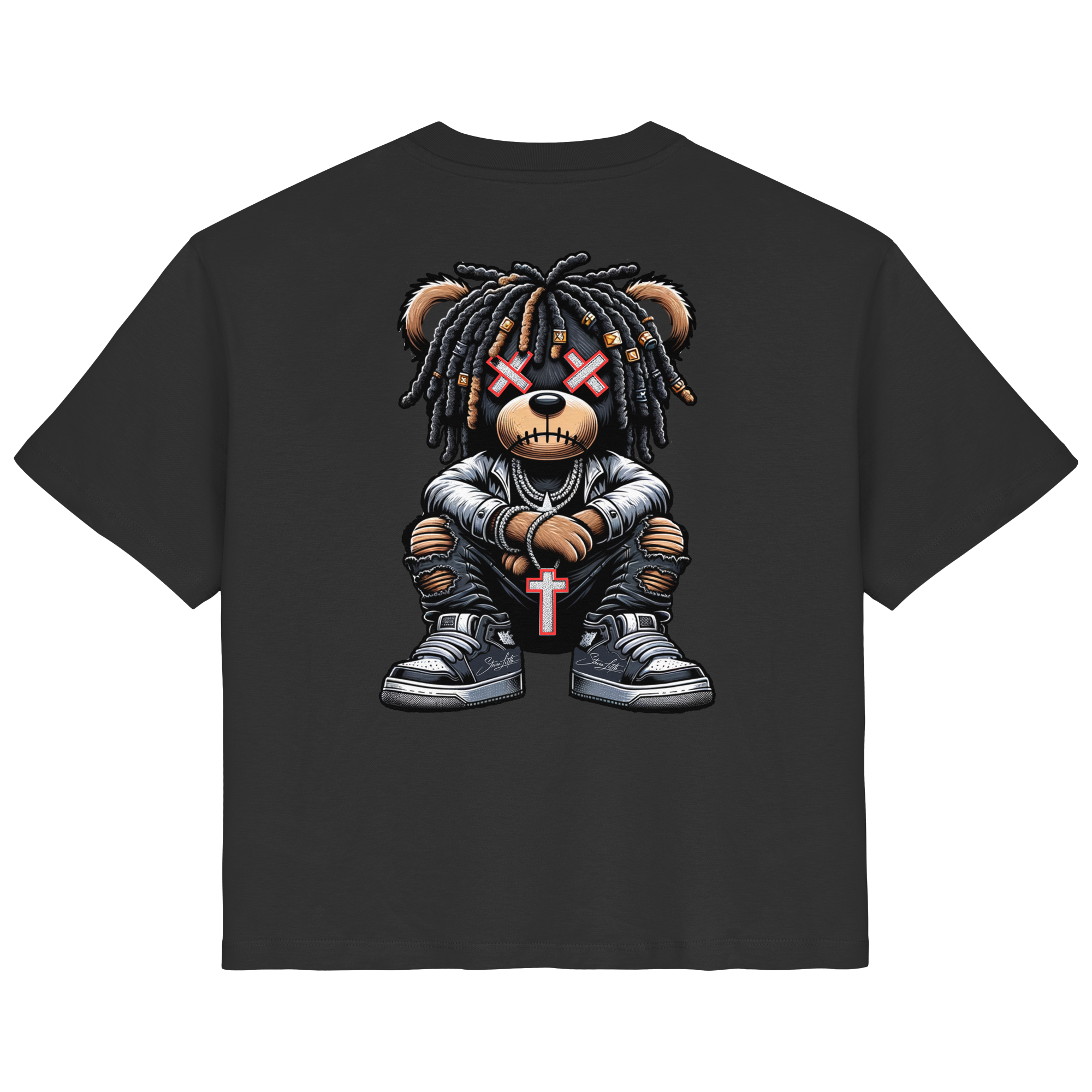 Bad Ass Teddy - Ladies Organic Shirt