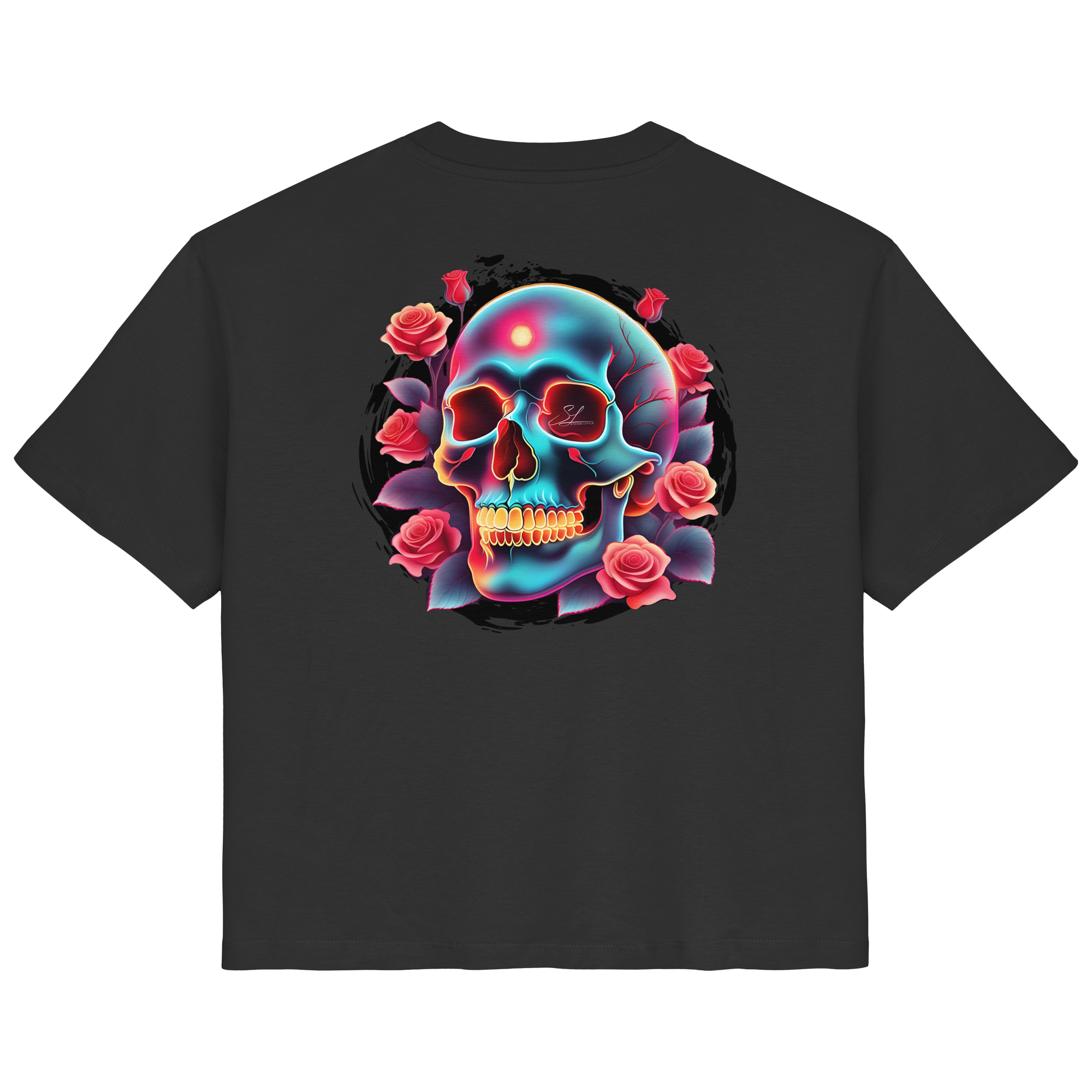 Glow Skull - T-shirt bio pour femme