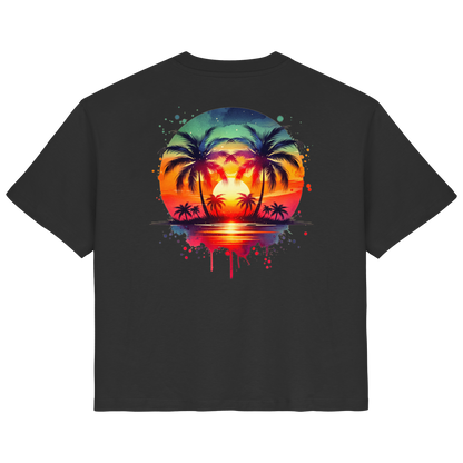 Tropical Sunset - Ladies Organic Shirt