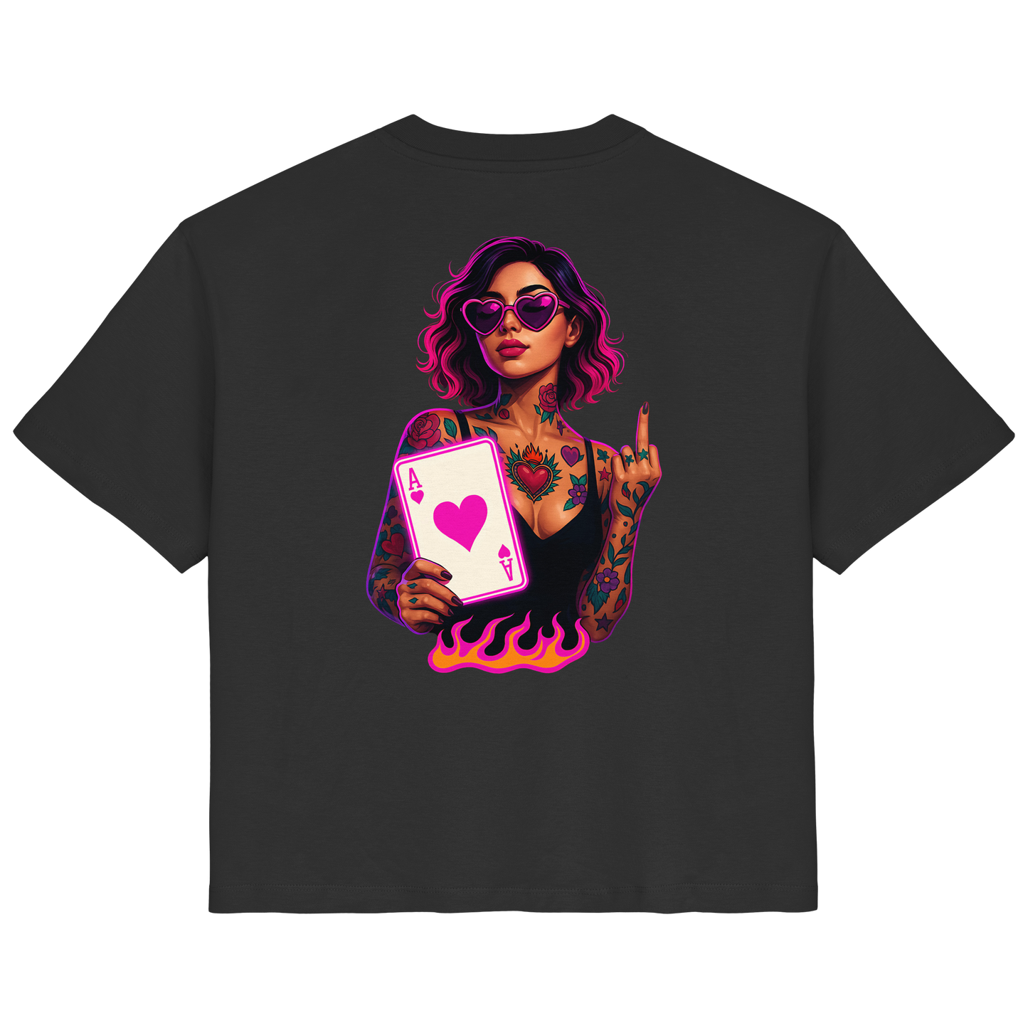Queen of Hearts - Ladies Organic Shirt