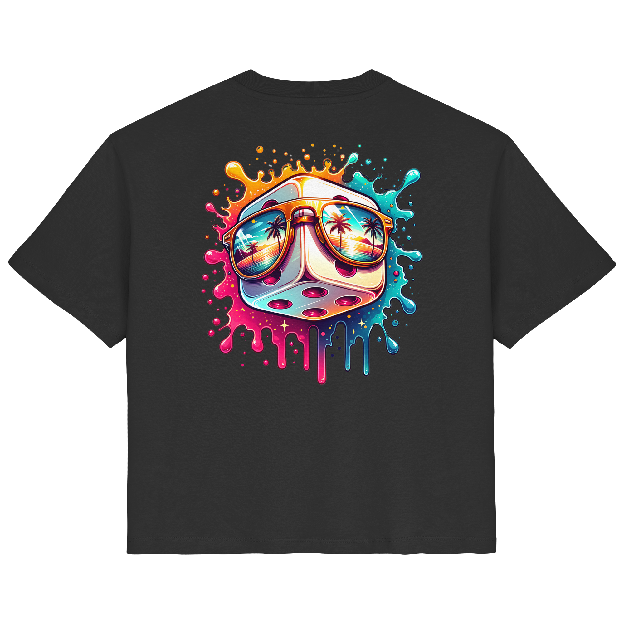 Sunset Vibes Dice - Ladies Organic Shirt