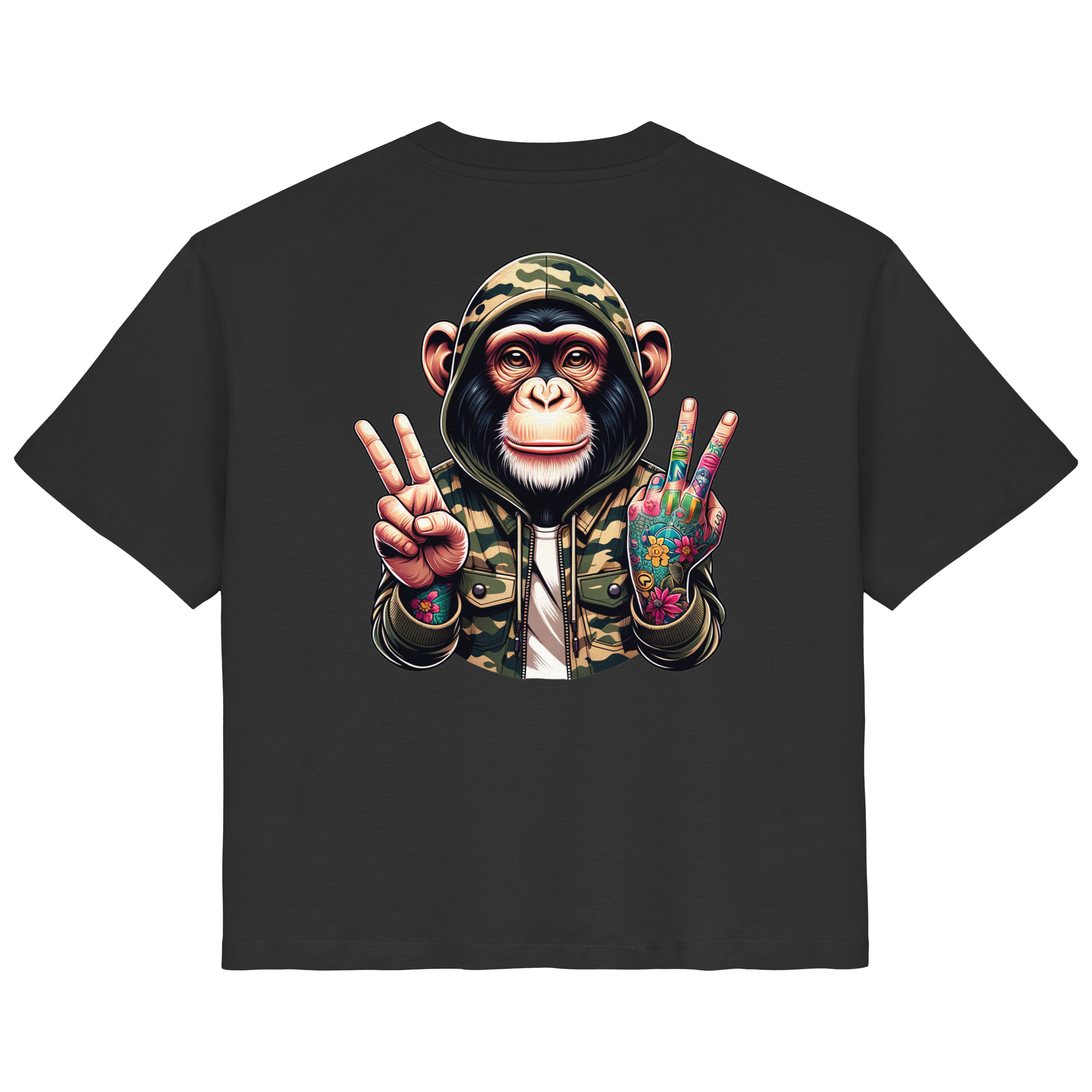 Jungle Ink Monkey - Ladies Organic Shirt