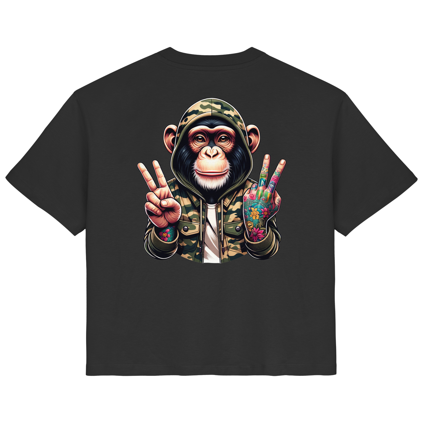 Jungle Ink Monkey - Ladies Organic Shirt