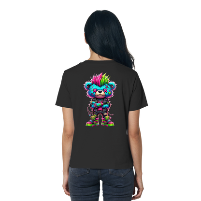 Punk Neon Teddy - Ladies Organic Shirt