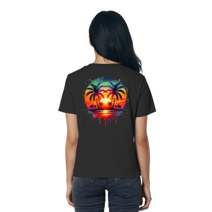 Tropical Sunset - Ladies Organic Shirt