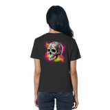 Floral Skull - Ladies Organic Shirt