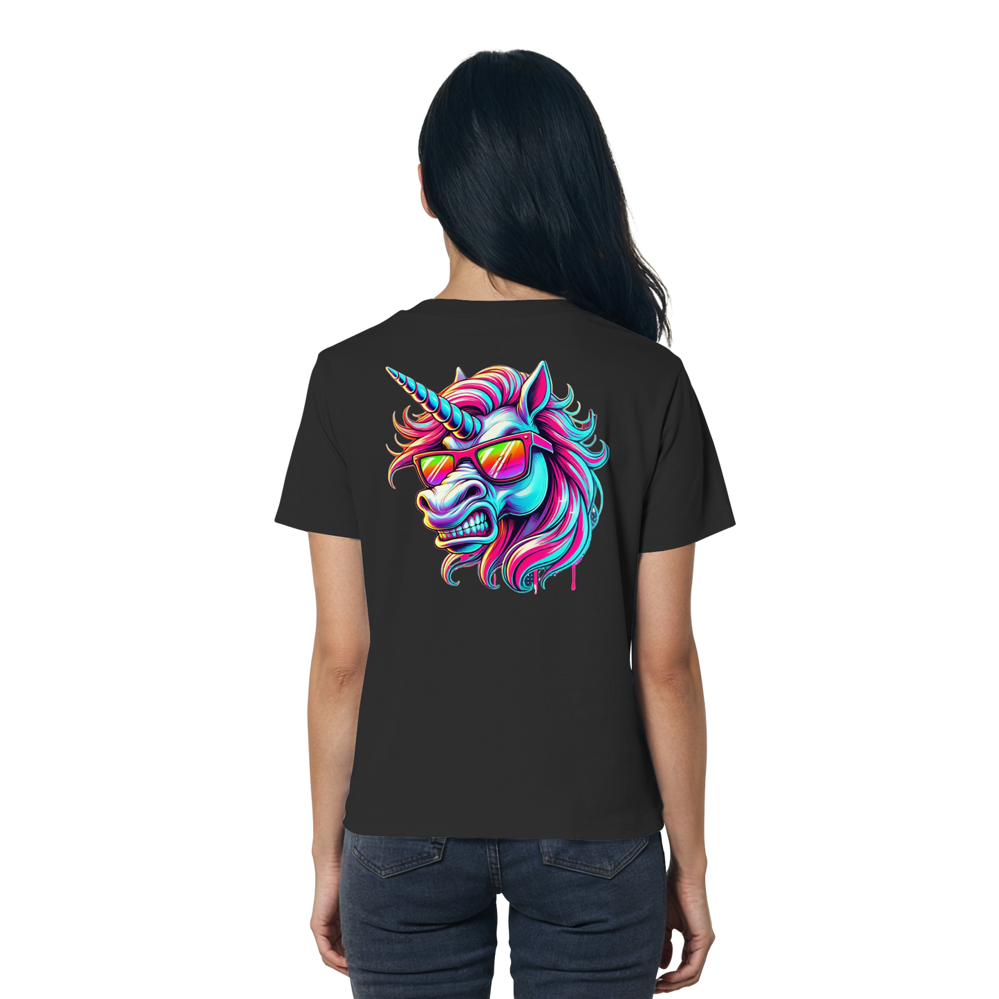 Funky Unicorn - Ladies Organic Shirt