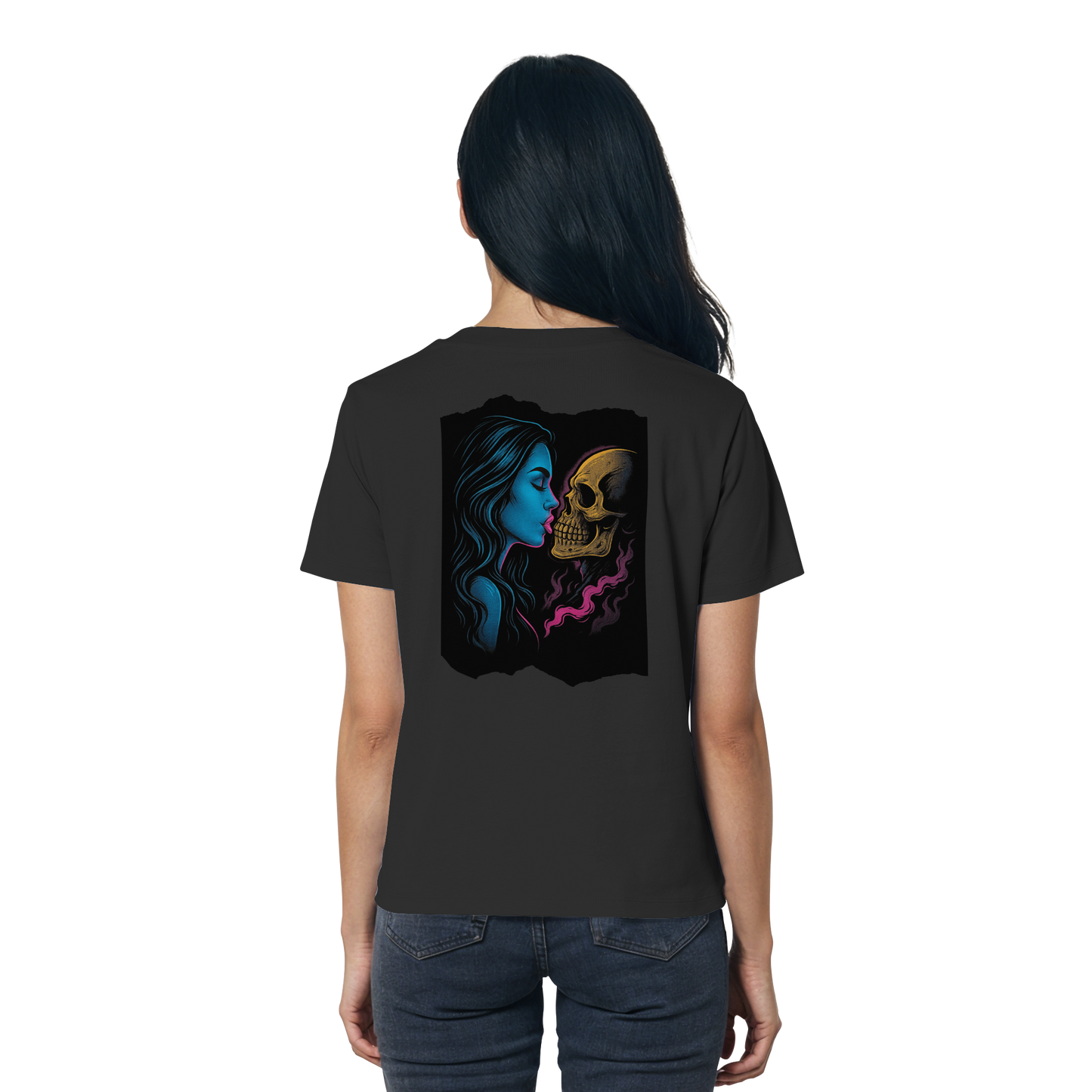 Kissing Skull - Ladies Organic Shirt
