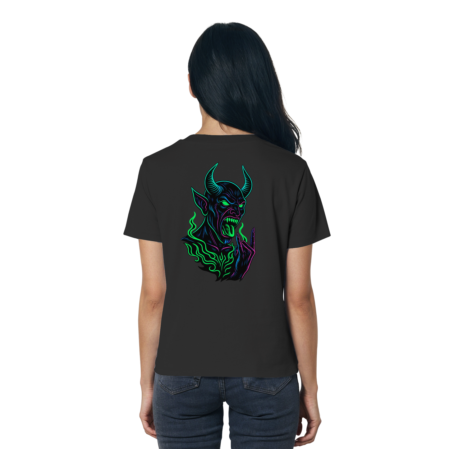 Neon Hellfire - Ladies Organic Shirt