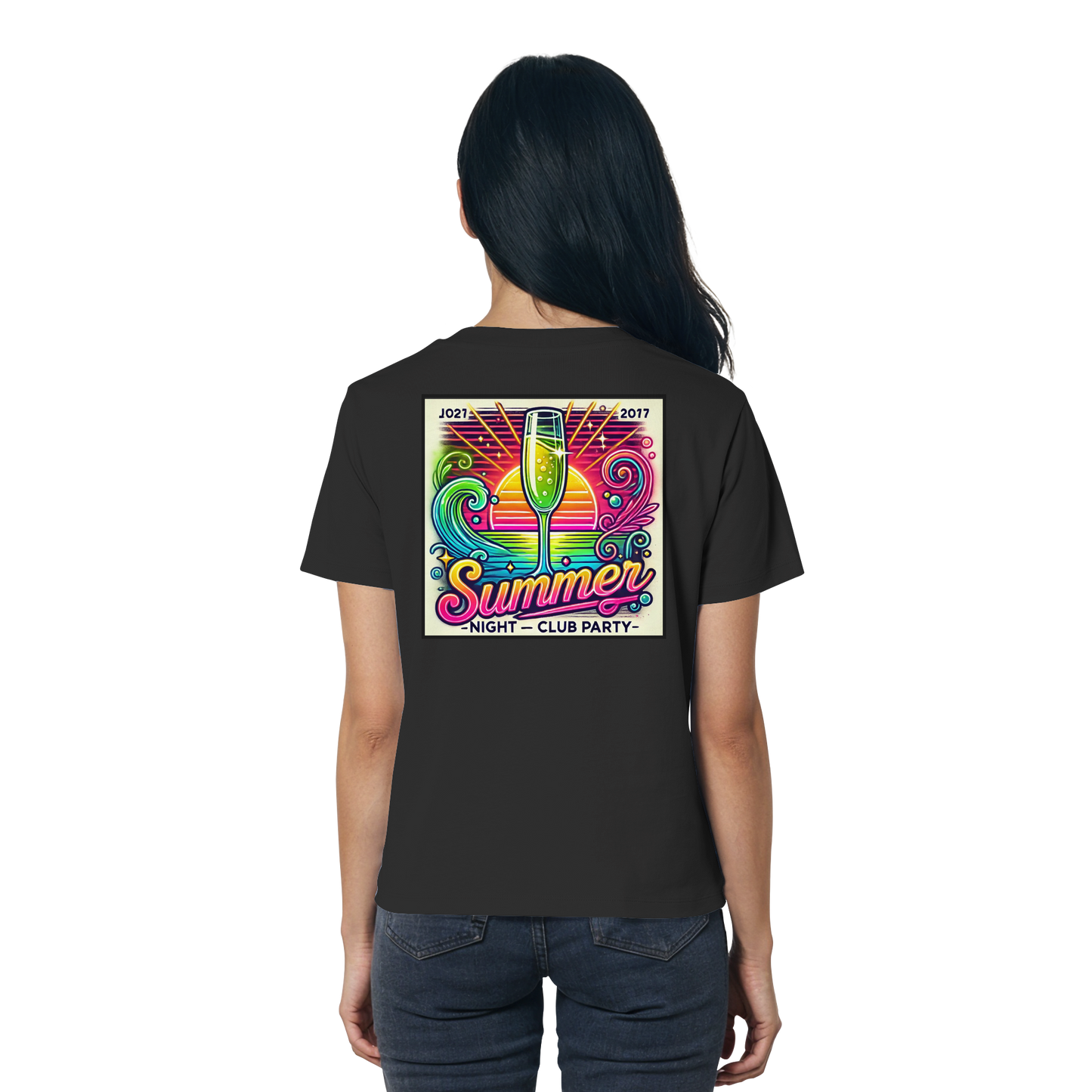 Summer Party Vibes - Ladies Organic Shirt