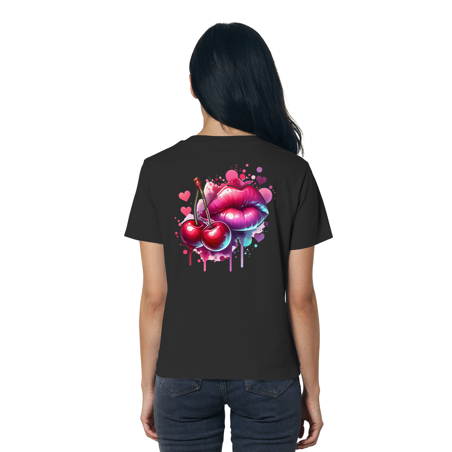 Cherry Kisses - Ladies Organic Shirt