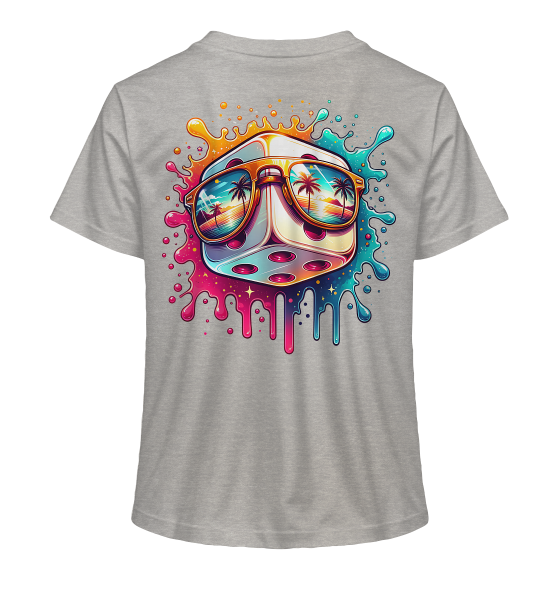 Sunset Vibes Dice - Ladies Organic Shirt