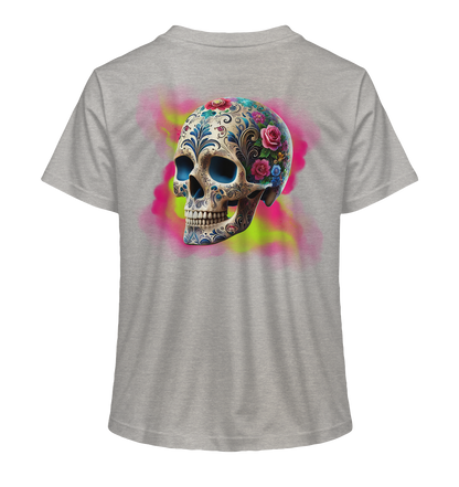 Floral Skull - Ladies Organic Shirt