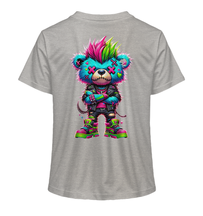 Punk Neon Teddy - Ladies Organic Shirt