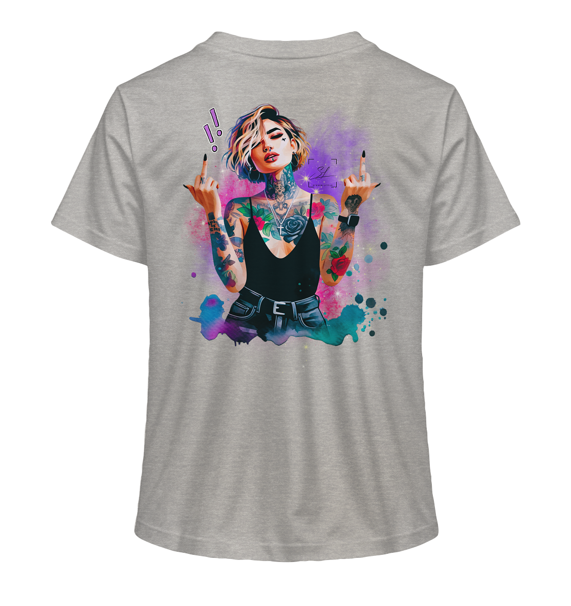Rebel Rose - Ladies Organic Shirt