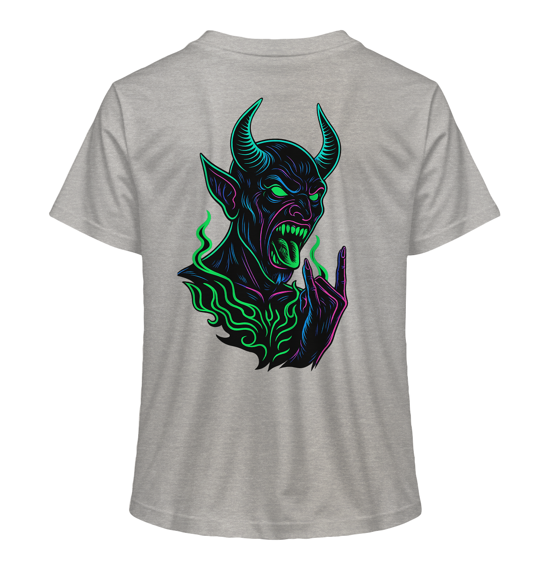 Neon Hellfire - Ladies Organic Shirt