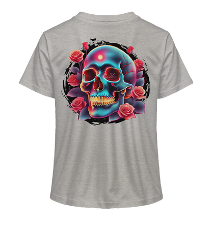 Glow Skull Design - Ladies Organic Shirt