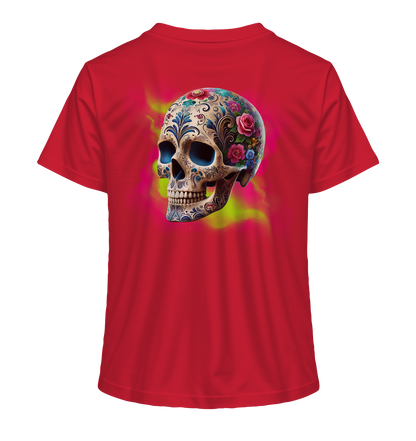 Floral Skull - Ladies Organic Shirt